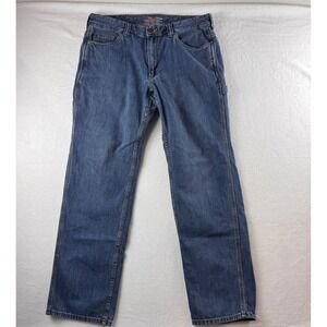 Ridgecut Toughwear Mens Carpenter Jeans Medium Wash Blue Denim 36x34 Work Pants